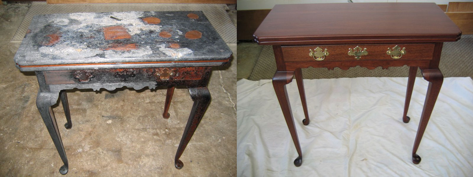 Antique restoration Michigan, professional furniture restoration and